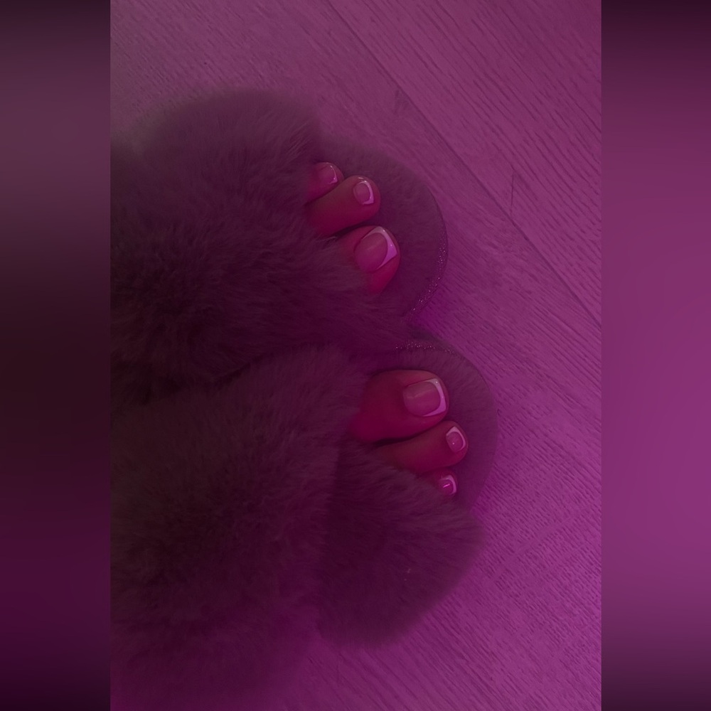 Fuzzy slippers